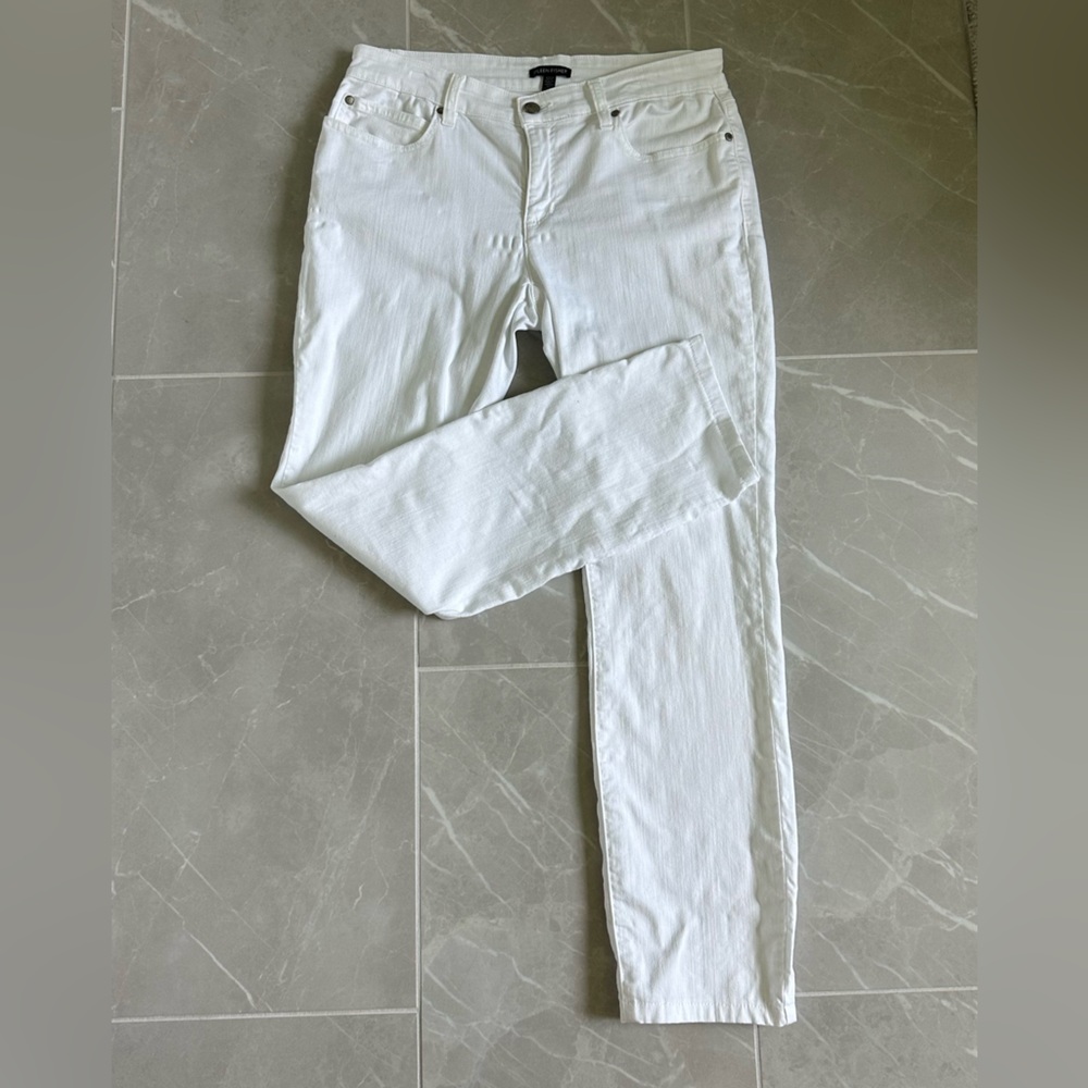 Eileen Fisher White Jeans Size 6